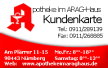 Kundenkarte der Apotheke im ARAG-Haus Nürnberg
